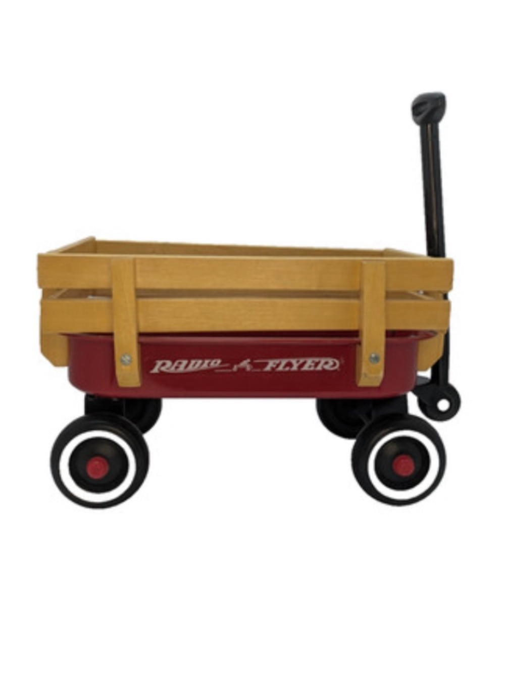 Radio Flyer Classic Mini Red Wagon with Wooden Side Rails